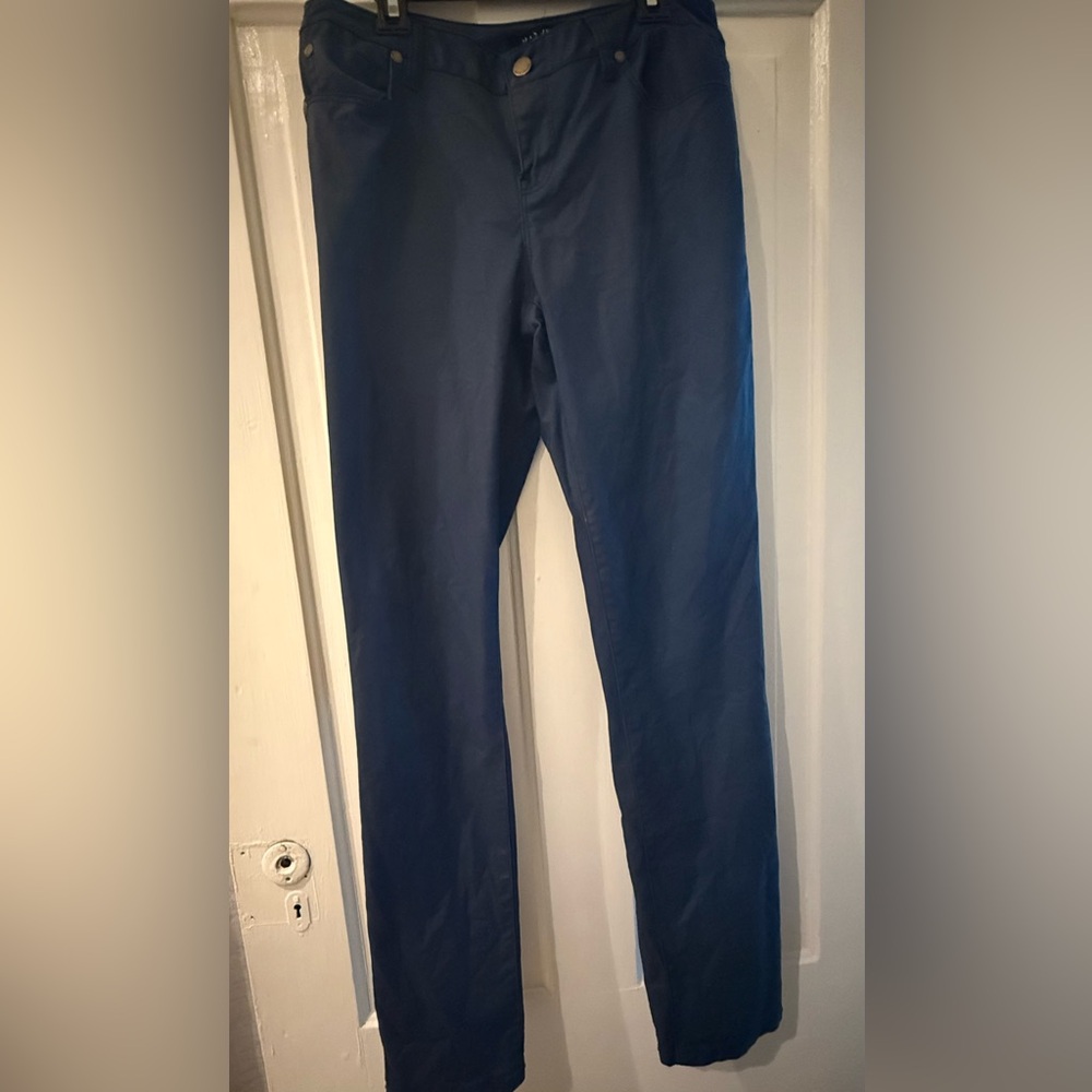 Coated navy Max Jeans
